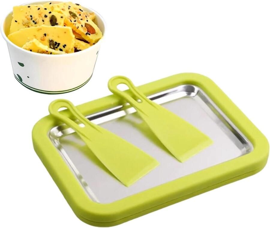 Gerolde ijsmachine Dessertbord maker Desserts maken Direct verkoelend Niet gespecificeerd Groen
