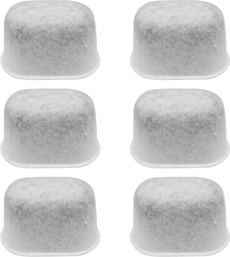 Geschikt voor Breville BWF100 espresso machine 6 charcoal waterfilters een alternatief voor wegwerp koffiefilters