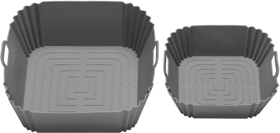Geschikt voor NINJA Crispi FN101GY Airfryer siliconen bakplaat siliconen bakplaat airfryer accessoires voor airfryer- grijs
