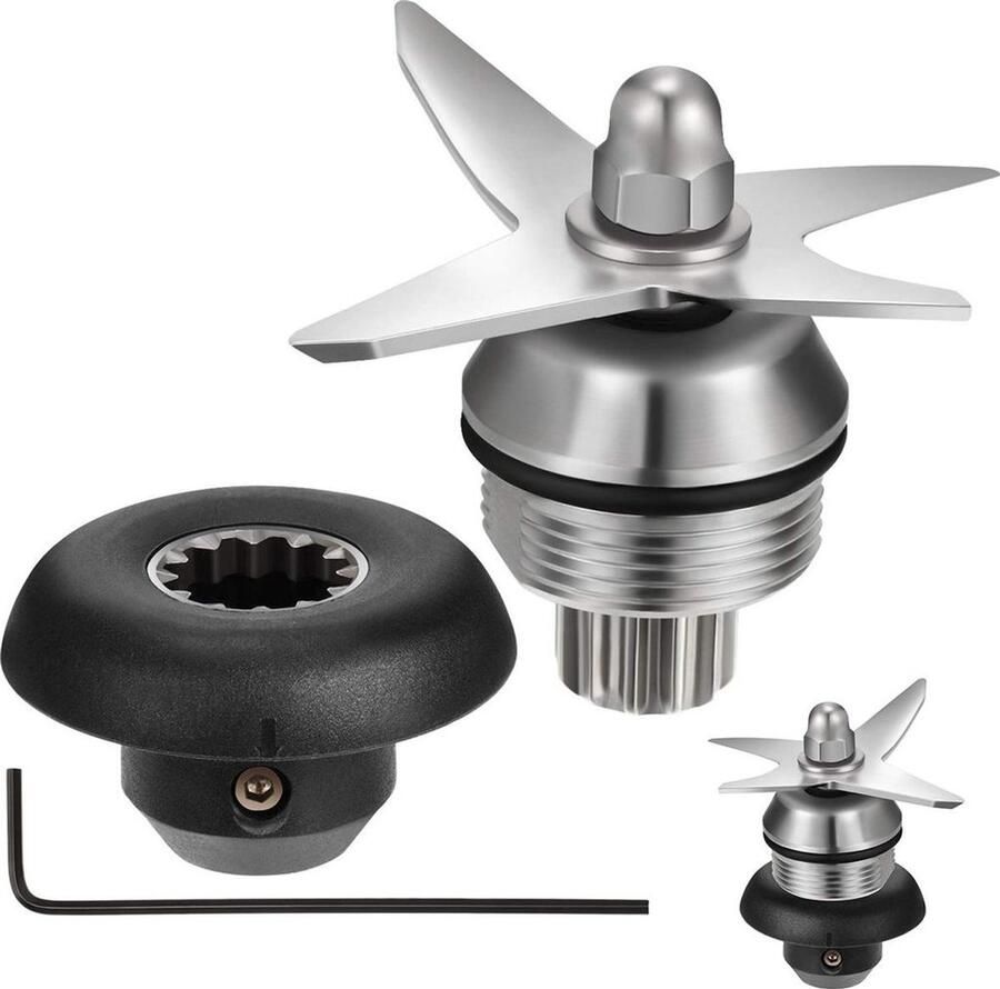 Geschikt voor Vita-Mix mixer 2-delige waaierconstructie 4-blads droog- natijswaaierconstructie Geschikt voor Vitamix 5200 serie - Foto 1