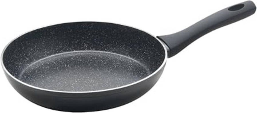 Gesmede Aluminium Koekenpan met Graniet Effect 24 cm Antiaanbaklaag
