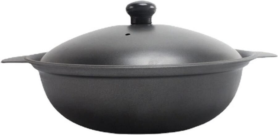 Gestoofde Kip Braadpan Gietijzeren Pot Langzaam Garen Hoge Temperatuur Bestand Niet Gespecificeerd Geel
