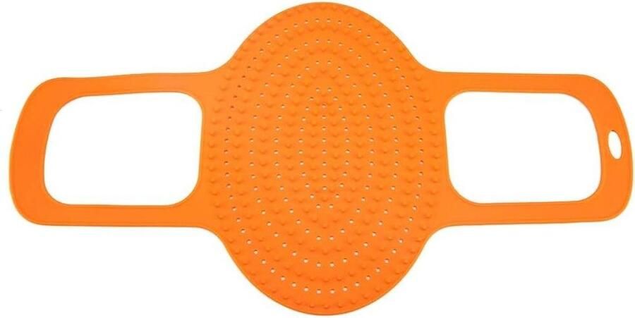 Gevogelte Lifter Keuken Hulp Oven Gebruik Hittebestendig Siliconen 59 x 31.5 cm Oranje