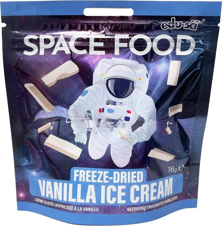 Gevriesdroogde Voeding Ruimtevoedsel Intense Vanille IJssmaak