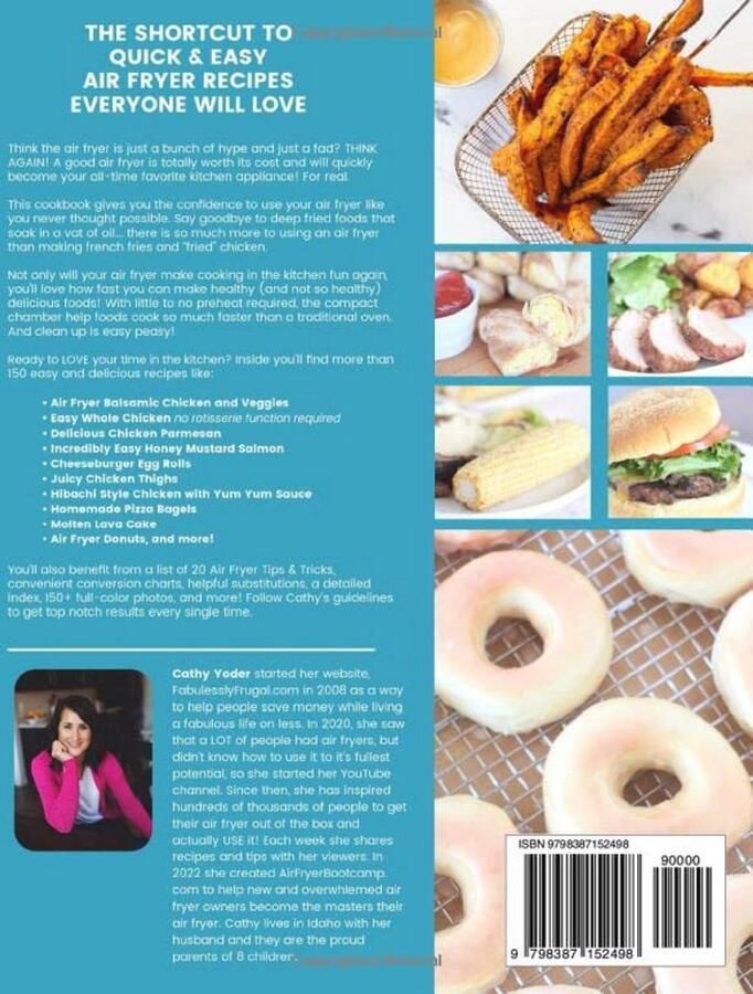 Gezellige Airfryer Kookboek: 150+ Gemakkelijke en Gezonde Airfryer Gerechten voor Beginners en Gevorderden