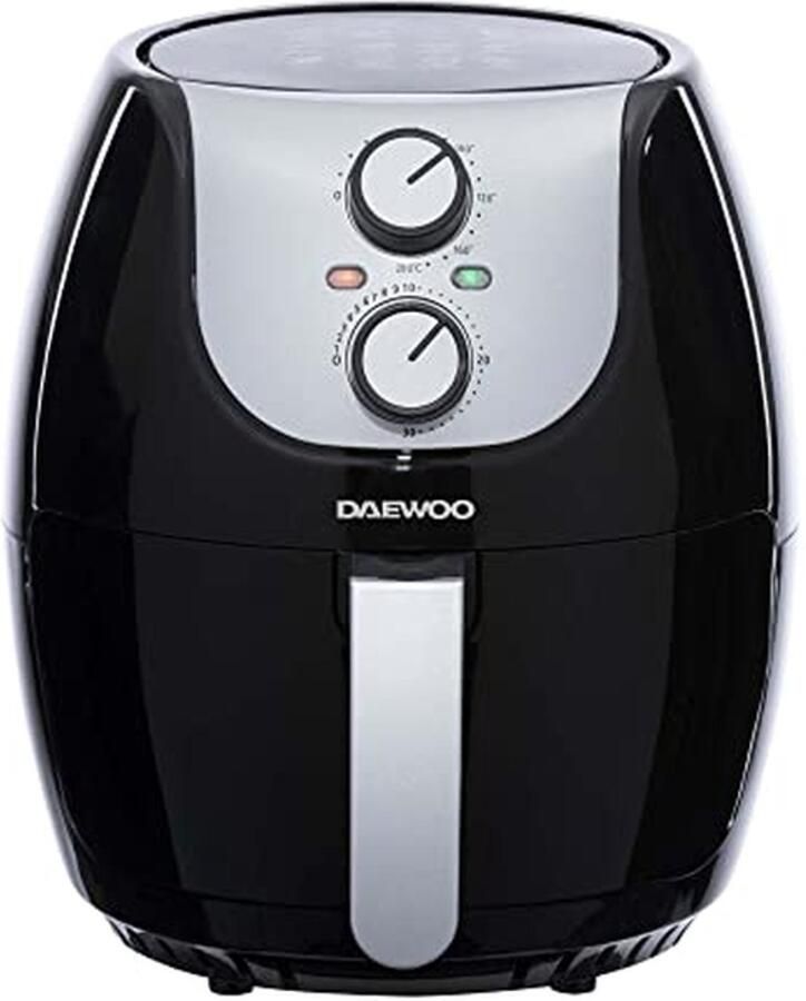 Gezonde Handmatige Airfryer Bakken Roosteren en Grillen met Minder Olie Luxe Ontwerp met 30 Minuten Timer en Temperatuurinstelling tot 200°C
