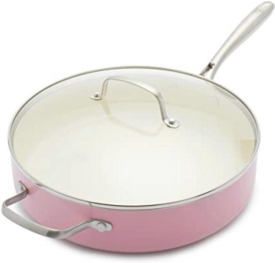 Gezonde Keramische Koekenpan 30cm PFAS-vrij Inductie en Ovenbestendig