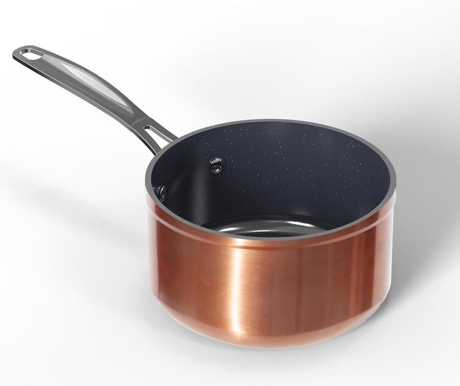 Gezonde Keramische Steelpan 2QT met Antiaanbaklaag Krasbestendig en PFAS-vrij