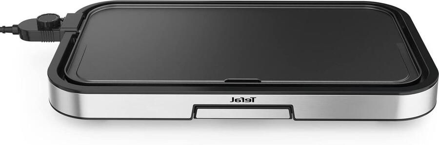 Giant Plancha Grill Elektrische Grillplaat Gezond Koken XXL Bakoppervlak 12 Personen RVS