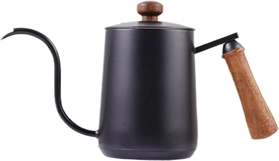 Giet Over Waterkoker Koffie Theekoker Koffie Zetten Nauwkeurige Schenkopening 600 ml Roestvrij Staal