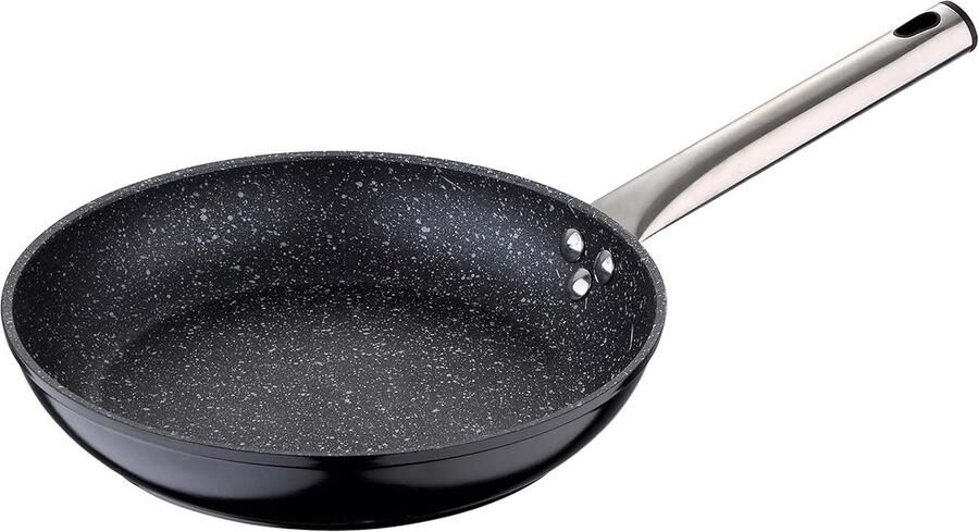 Gietaluminium Braadpan 20 cm Zwart Geschikt voor Inductie