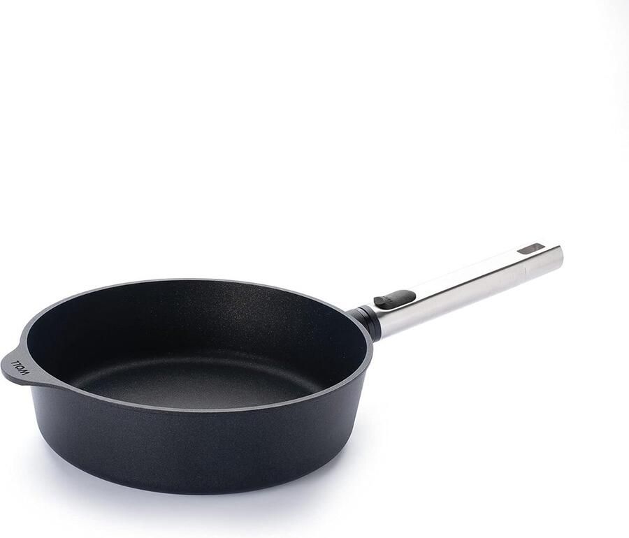 Gietaluminium Koekenpan met Antiaanbaklaag Inductie Geschikt Afneembare Steel Ø 24 cm