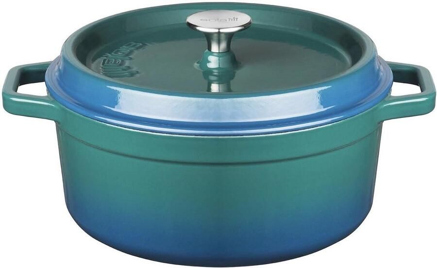 Gietijzer Braadpan 28cm Geschikt voor Hoge Temperaturen Kwalitatief Edelstaal Ideaal voor Stoofgerechten