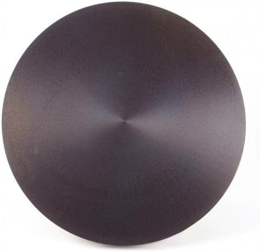 Gietijzeren Bakplaat Crêpe Pan Pannenkoeken Bakken Krasbestendig Oppervlak 35cm Diameter Zwart
