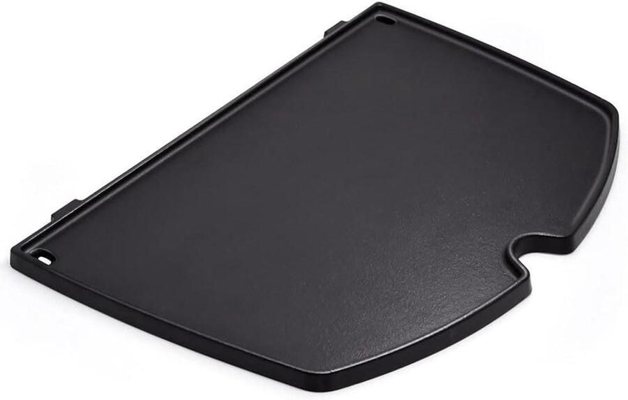 Gietijzeren bakplaat Grill accessoire Buiten koken Gelijkmatige warmte 275 x 353 cm Zwart