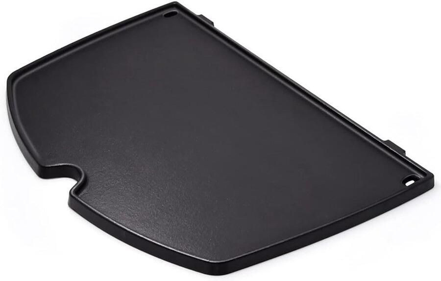 Gietijzeren Bakplaat Grill Accessoire Buiten Koken Gelijkmatige Warmte 27x39 cm Zwart