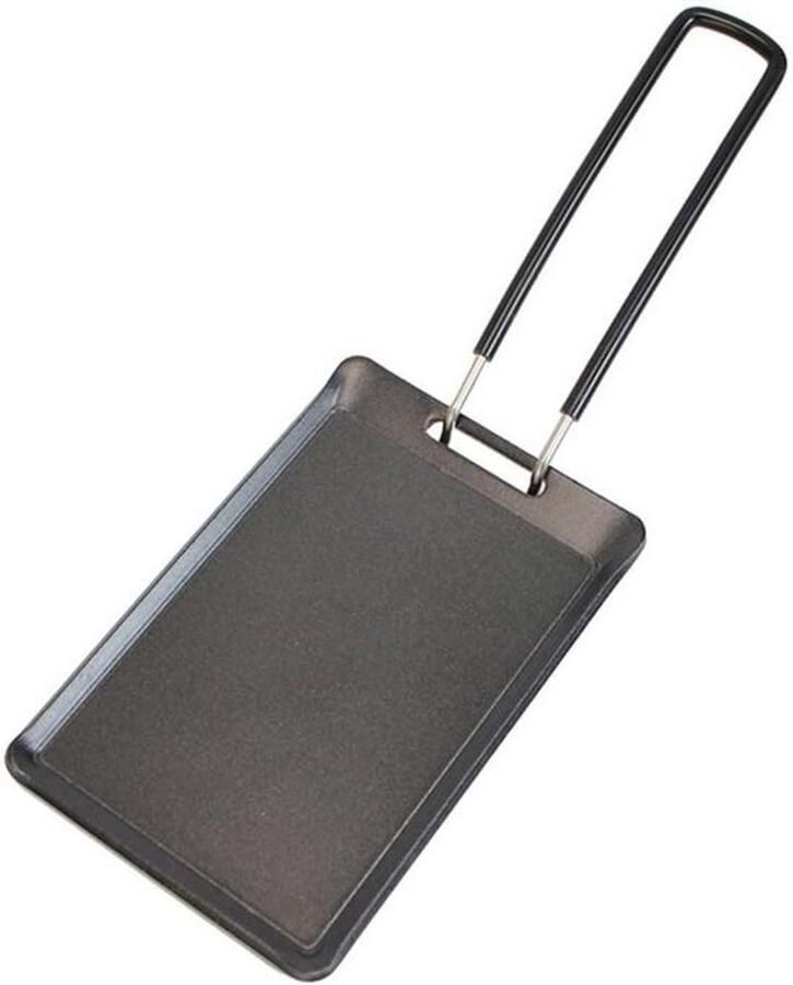 Gietijzeren bakplaat Grill pan Steak grillen Antiaanbaklaag Vierkant Zwart