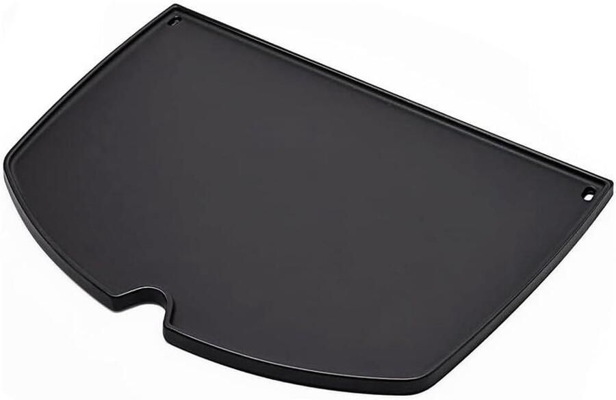 Gietijzeren bakplaat Grillplaat Buiten koken Gelijkmatige warmte 45x32 cm Zwart
