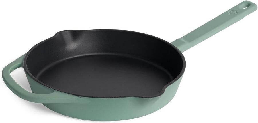 Gietijzeren Braadpan Emaille Pan Langzaam Garen Warmte Vasthoudend Ø24 cm Mint - Foto 2