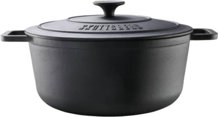 Gietijzeren Braadpan 28 cm 5.5 L Ideaal voor Stoof- en Bakgerechten