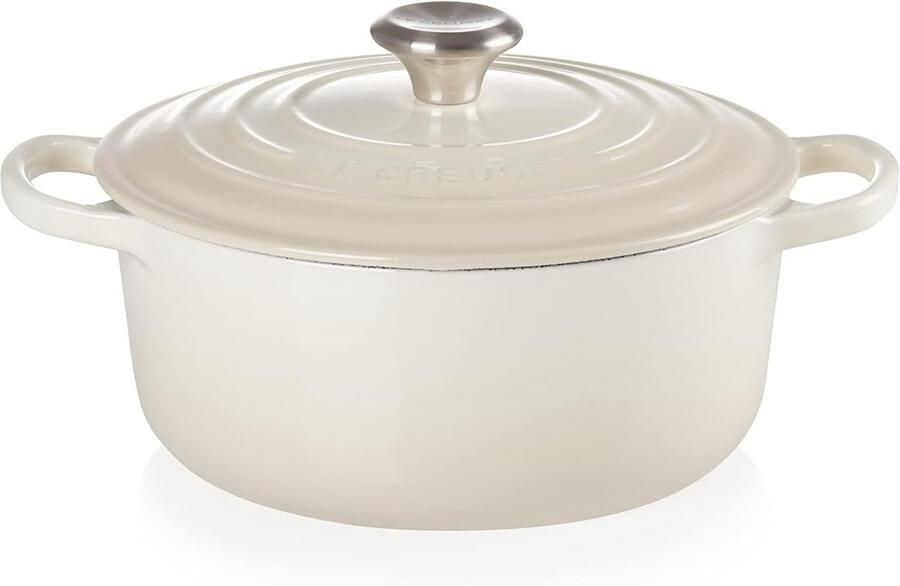 Gietijzeren Braadpan Casserole Pan Langzaam Garen Hoge Temperatuur Bestendig 20 cm Diameter Meringue