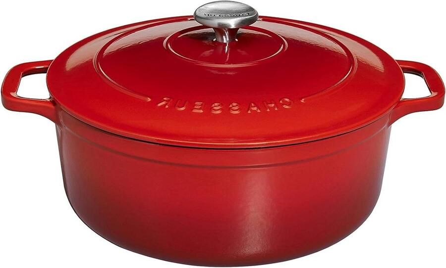 Gietijzeren Pan Kookpan Stoofpan Gezond Koken Dubbele Emaille Laag 2.5 L Herfst Rowan