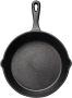 Gietijzeren Braadpan Grillpan Koekenpan Pannenkoeken Bakken Inductie Geschikt 1 Liter Zwart - Thumbnail 2