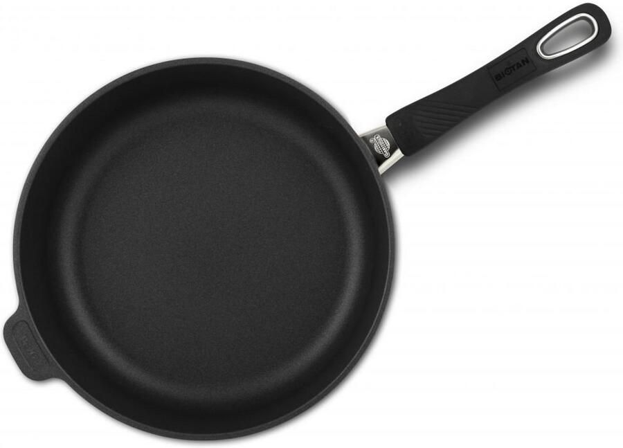 Gietijzeren Braadpan Kookpan Stoofpan Langzaam Garen Antiaanbaklaag 8mm Bodem Zwart