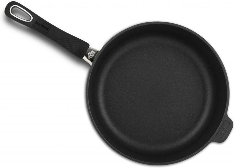 Gietijzeren Braadpan Kookpan Stoofpan Langzaam Garen Vetvrij Koken 22 cm Zwart