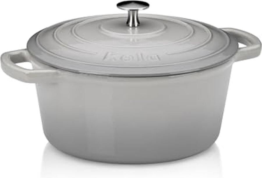 Gietijzeren Braadpan met Deksel 3 8 L Geschikt voor Inductiekookplaten
