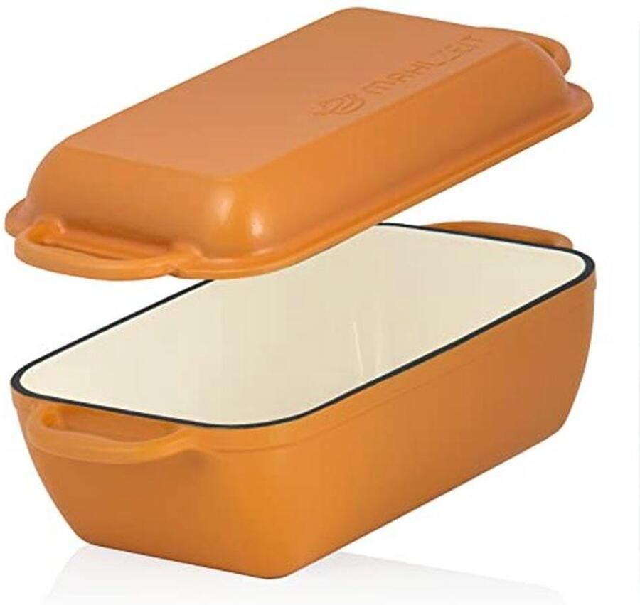 Gietijzeren braadpan met deksel 4 8 liter inductie en oven geschikt 2-in-1 multifunctionele pan