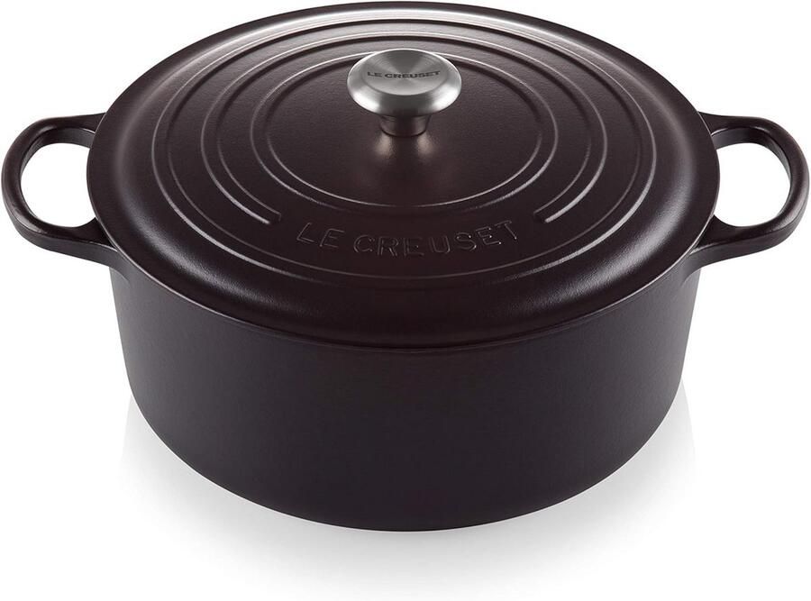 Gietijzeren Braadpan met Deksel Rond Geschikt voor Alle Warmtebronnen en Inductie