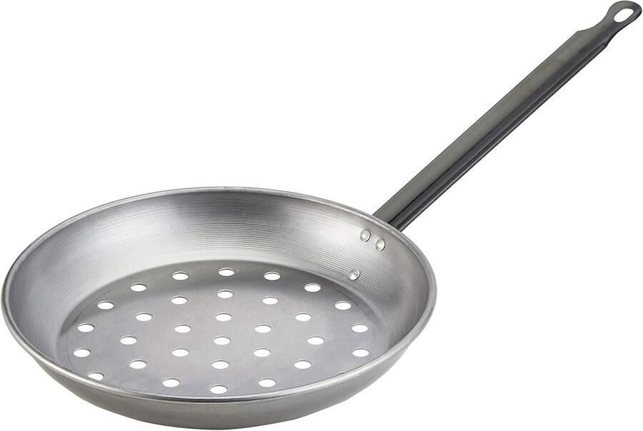 Gietijzeren braadpan met emaille Greige 26 cm