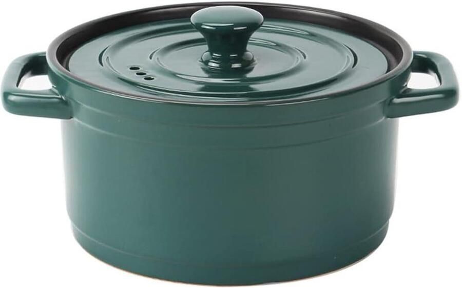 Gietijzeren Braadpan Nederlandse Oven Langzaam Koken Gelijkmatige Warmte 3L tot 5L Zwart
