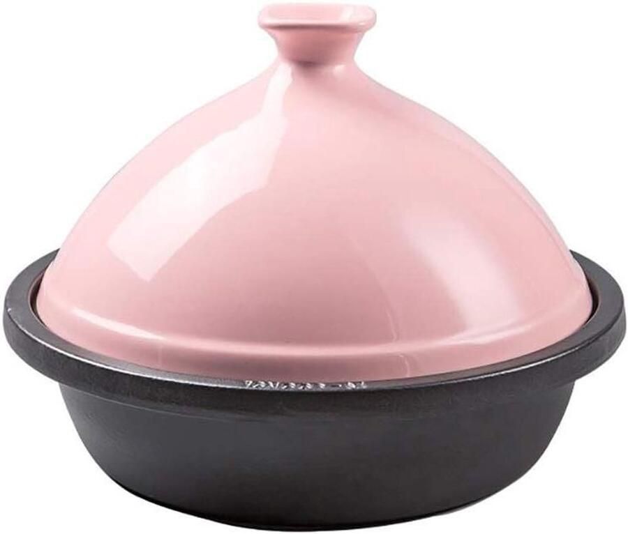 Gietijzeren Braadpan Soeppan Dutch Oven Stoofschotels Maken Gelijkmatige Warmteverdeling 3L Capaciteit One Color
