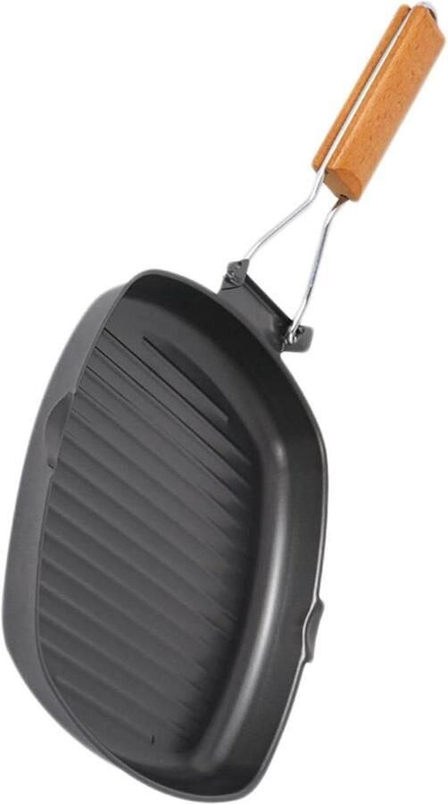 Gietijzeren Braadpan Steakpan Bakpan Buiten Koken Gelijkmatige Warmteverdeling 22x21x20 cm Kleuren