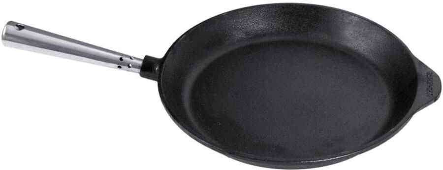 Gietijzeren Braadpan Stoofpan Emaille Langzaam Garen Zware Kwaliteit 28 cm Zwart