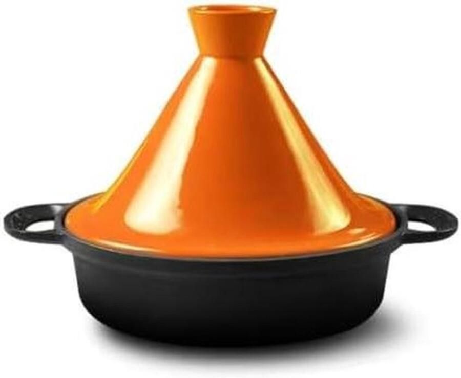 Gietijzeren Braadpan Tajine Pot Authentiek Koken Verbeterde Condensatie 20 cm A