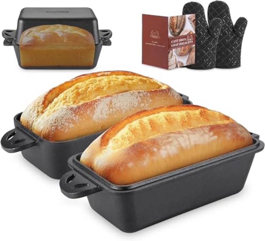 Gietijzeren broodpan 22 5 x 12 5 cm Perfect voor zelfgebakken brood