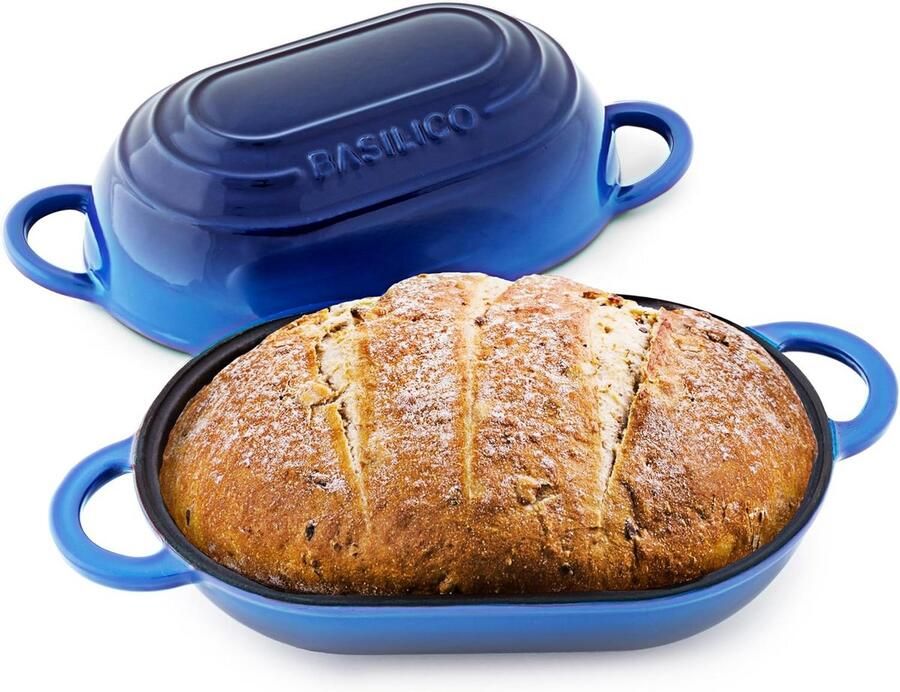 Gietijzeren Broodpan met Deksel Dutch Oven voor Zuurdesem en Ambachtelijk Brood