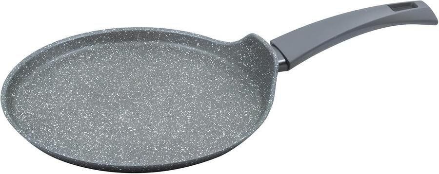 Gietijzeren Crêpespan 25 cm met Anti-Aanbaklaag voor Alle Warmtebronnen