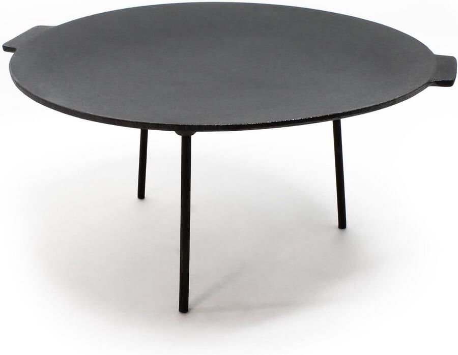 Gietijzeren Dutch Oven Grillplaat Rond 44 cm met 3 Poten voor Open Vuur en BBQ