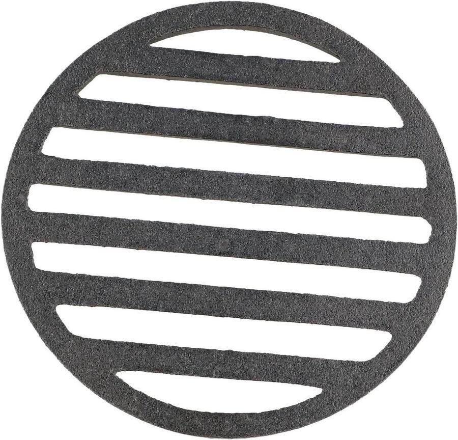 Gietijzeren Grill Gaas Barbecue Rooster Vlees Braden Gelijkmatige Warmteverdeling 12 cm Zwart