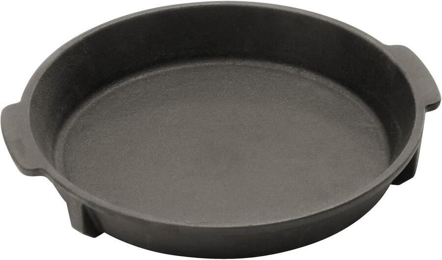 Gietijzeren Grillpan 23x23 cm Zwart Geschikt voor BBQ en Koken