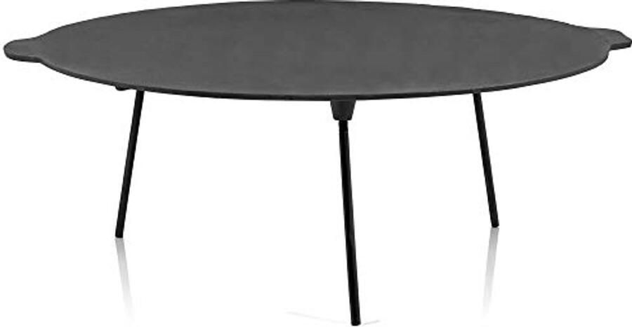 Gietijzeren Grillpan 60 cm met Driepoot Perfect voor Koken Braden en Grillen