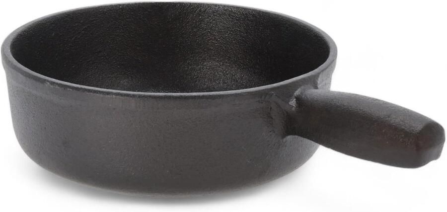 Gietijzeren Grillpan Compacte Koekenpan Buiten Koken Gelijkmatige Warmte Diameter 19cm