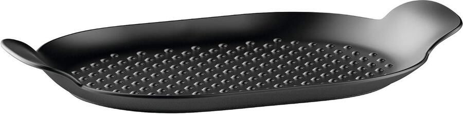 Gietijzeren Grillpan Koekenpan Rechthoekig Buiten Koken Magnetische Stalen Bodem 1575 cm Zwart