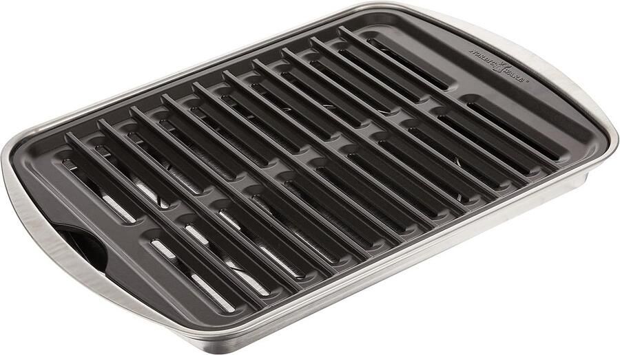 Gietijzeren Grillpan met Rooster voor Perfect Aangebraden Vlees