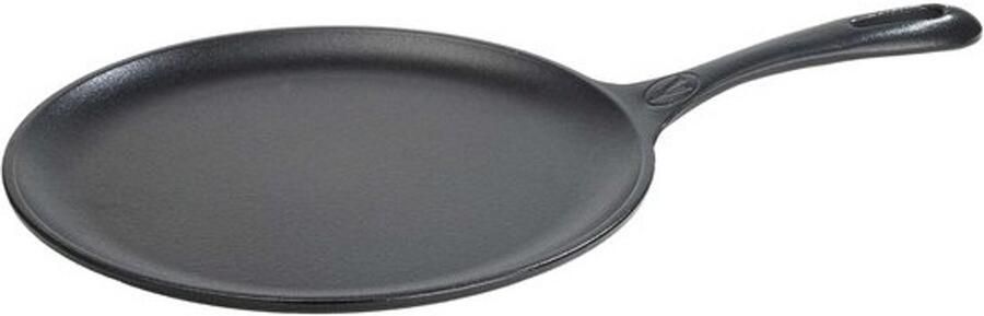 Gietijzeren grillpan Pizzapan Lekker koken PTFE PFOA-vrij 266 cm Zwart