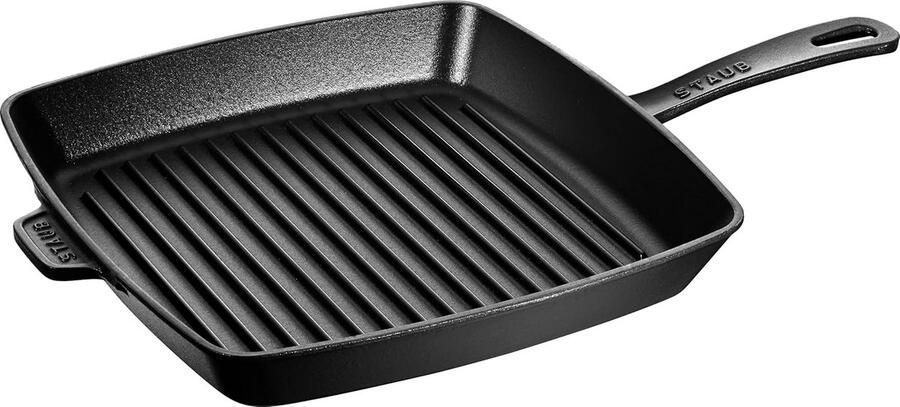 Gietijzeren Grillpan Vierkant 30 cm Geschikt voor Inductie